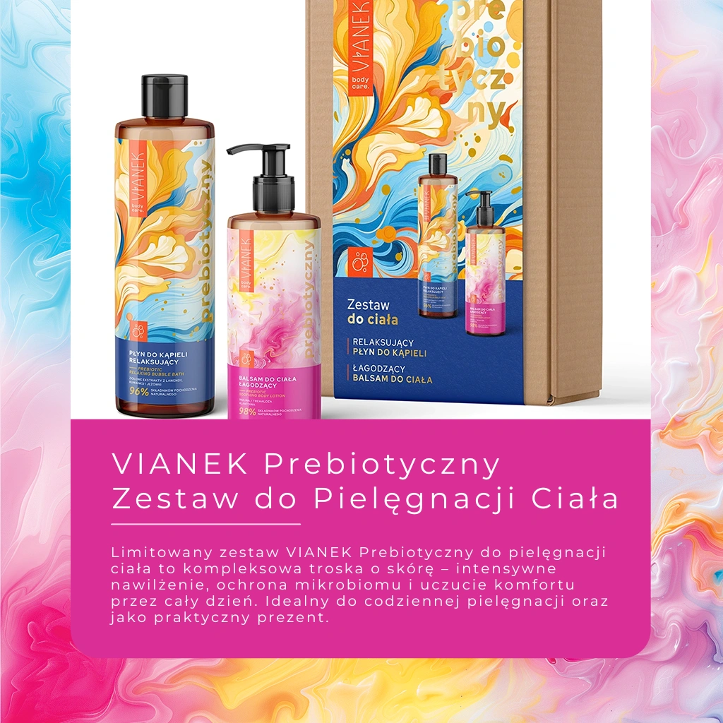 Vianek Prebiotico Kit Corpo Balsamo + Bagnodoccia