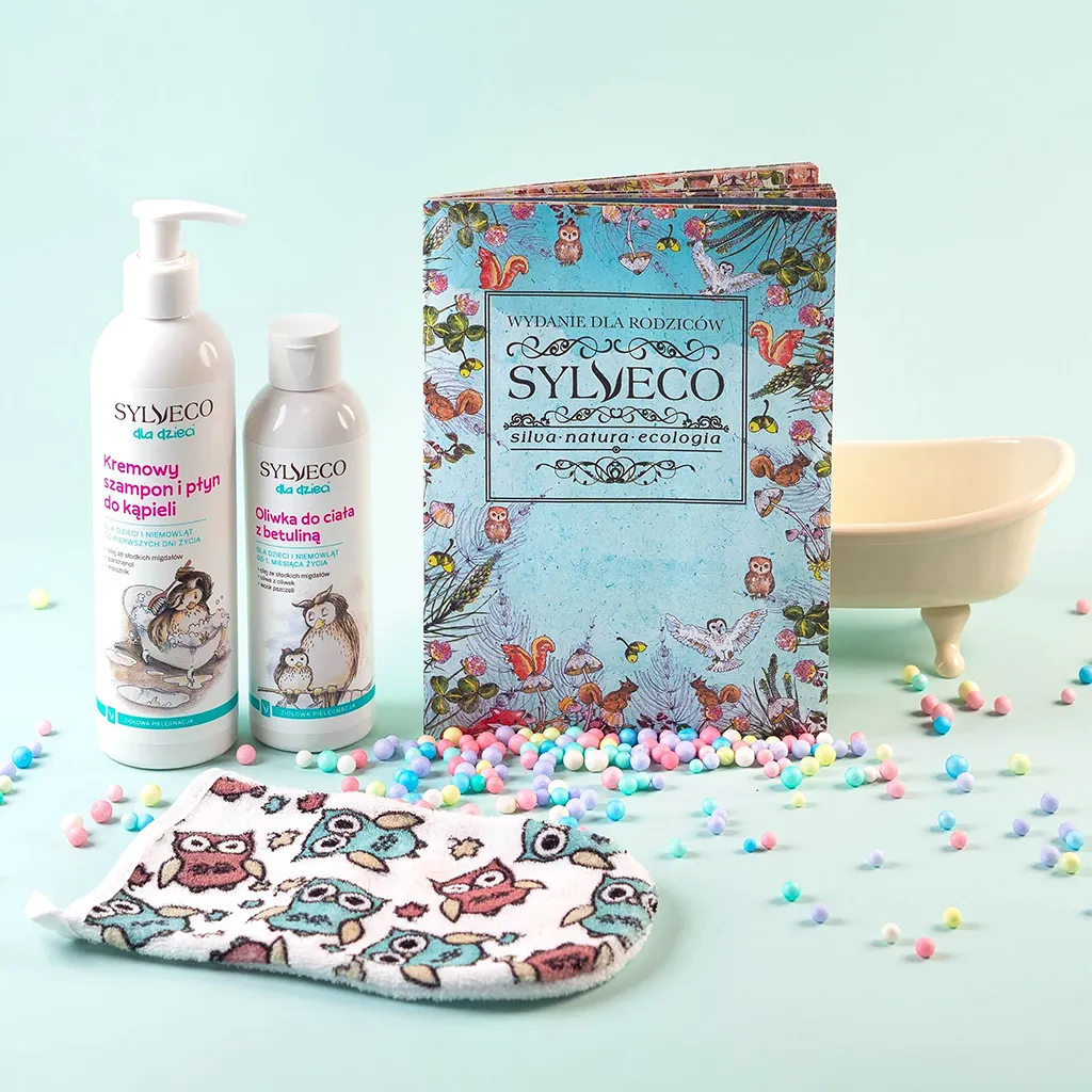 Vianek Sylveco Bambini Set Bagno Shampoo Olio Salvietta Delicato