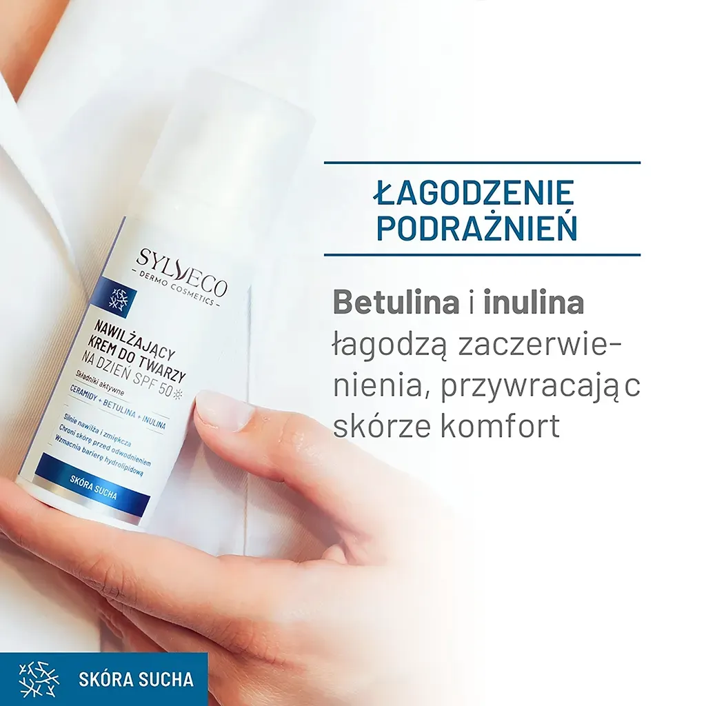 Sylveco Dermo Crema Viso Giorno Idratante SPF50