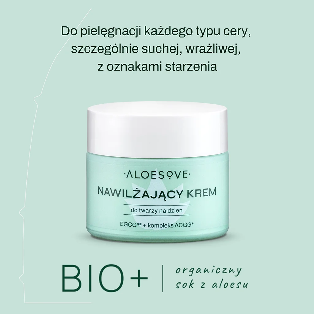 Aloesove crema viso giorno idratante antiossidante trucco