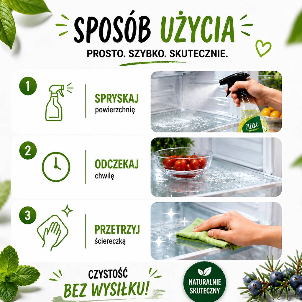 Zielko spray pulizia frigo microonde menta e ginepro