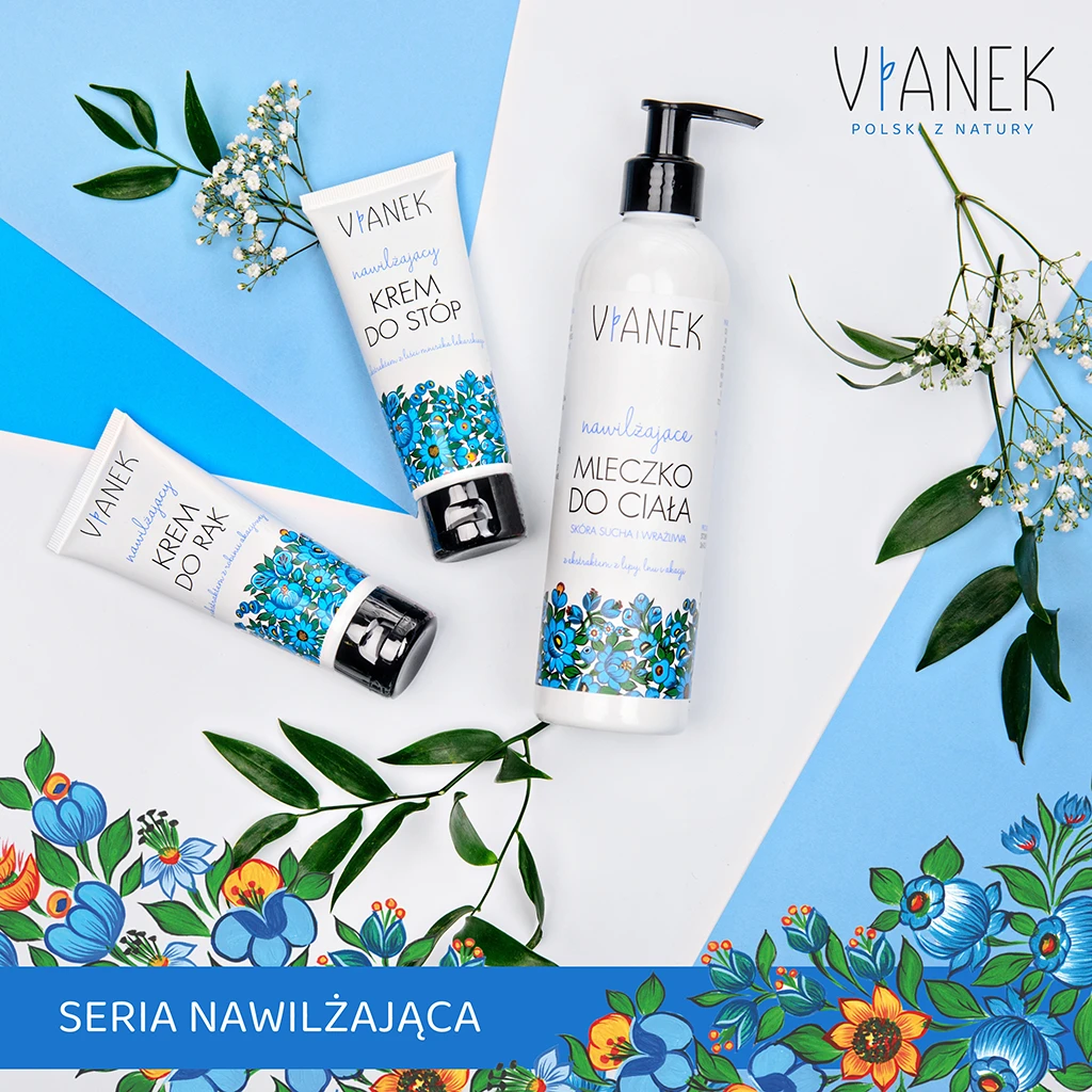 Vianek latte corpo idratante tiglio e lino 300 ml