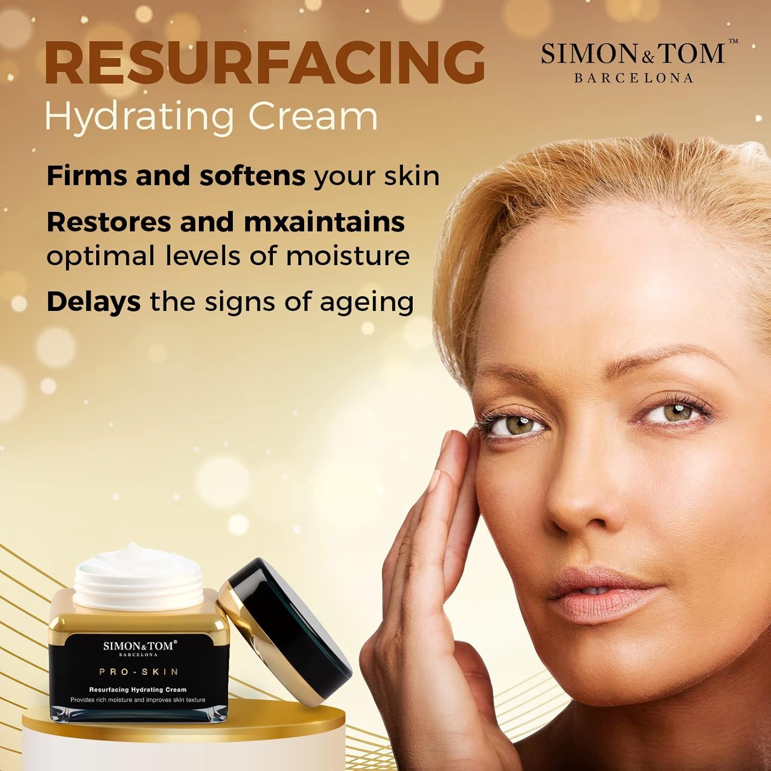 Simon & Tom Pro Skin Kit Pulizia Viso 3 Pezzi Idratante