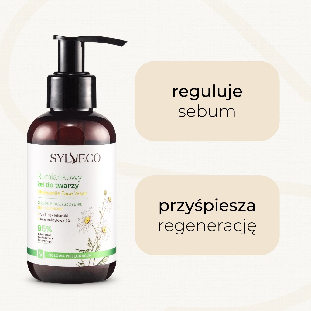 Sylveco Classico Camomilla Gel Detergente Viso 150 ml Pelle Impura