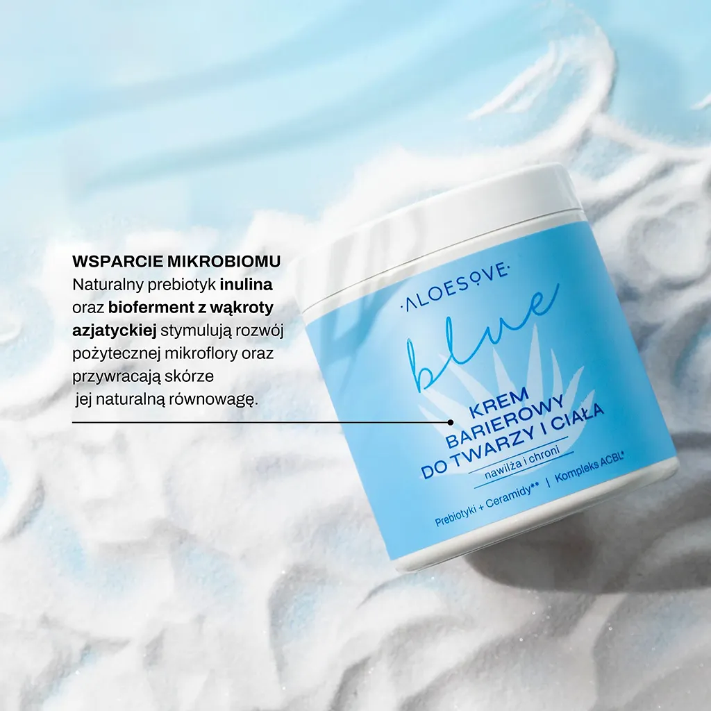 Aloesove Blue crema barriera viso e corpo prebiotica