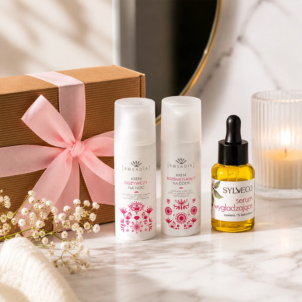 Rosadia Set Cera Radiosa Notte Crema Siero Pelle Spenta