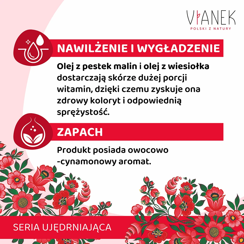 Vianek Peeling Corpo Rassodante Lampone Zucchero