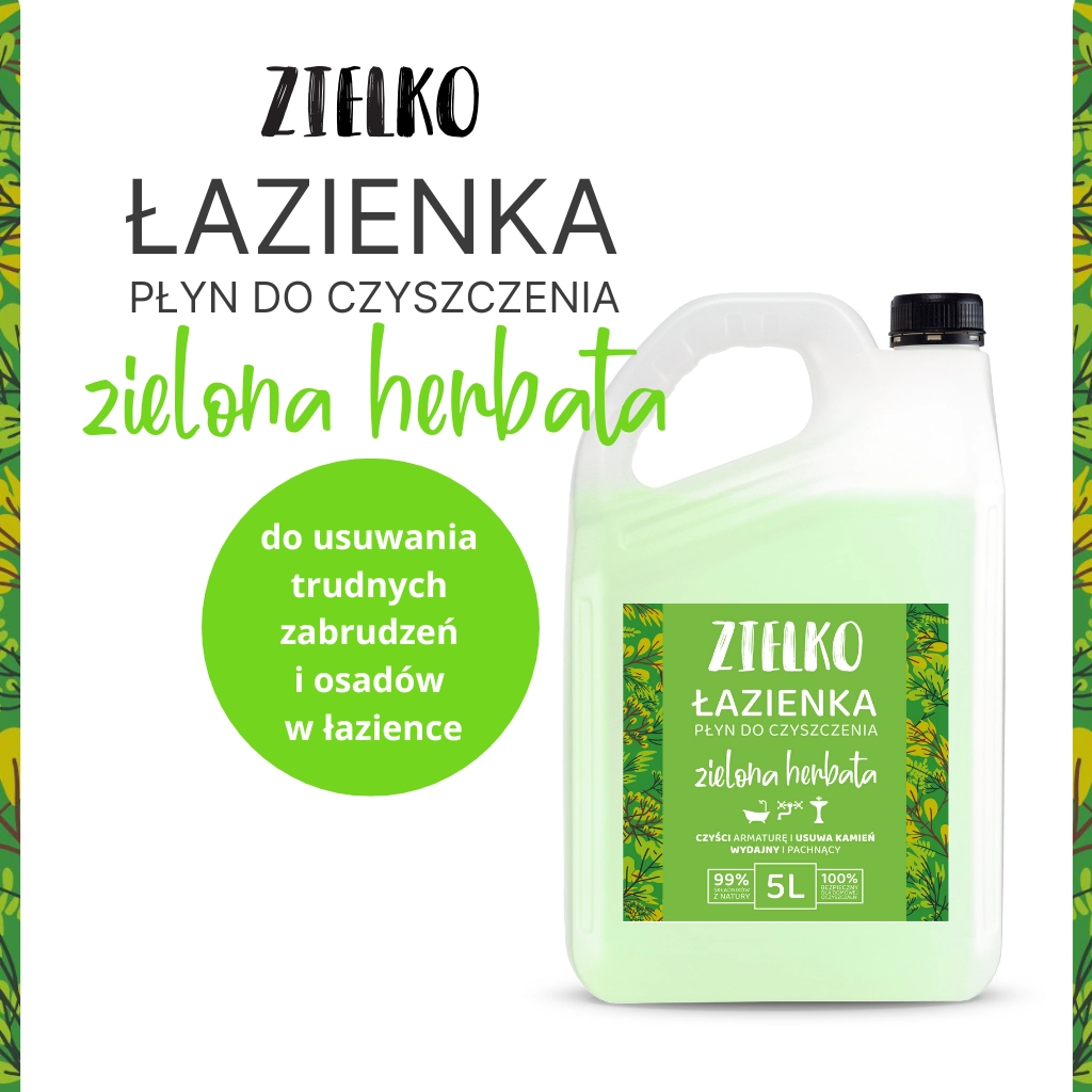 Zielko Tè Verde Detergente Bagno 5L anticalcare