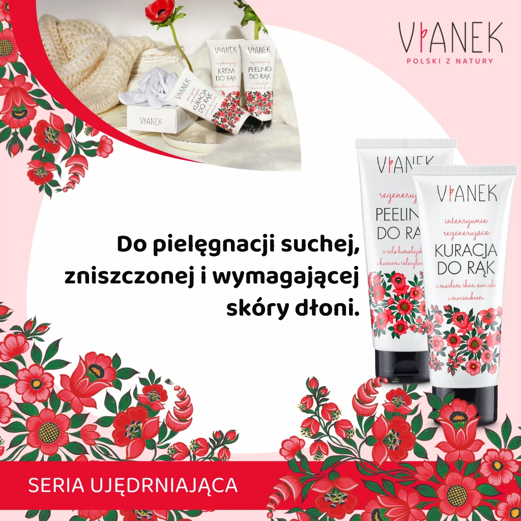Vianek Kit Mani Rigenerante Peeling + Crema 75 ml