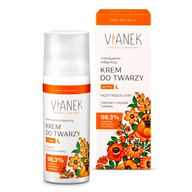 Vianek crema viso notte nutriente olivello 50 ml