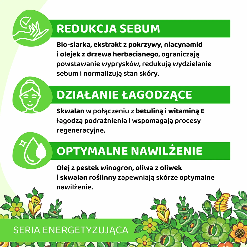 Vianek crema viso notte normalizzante 50 ml