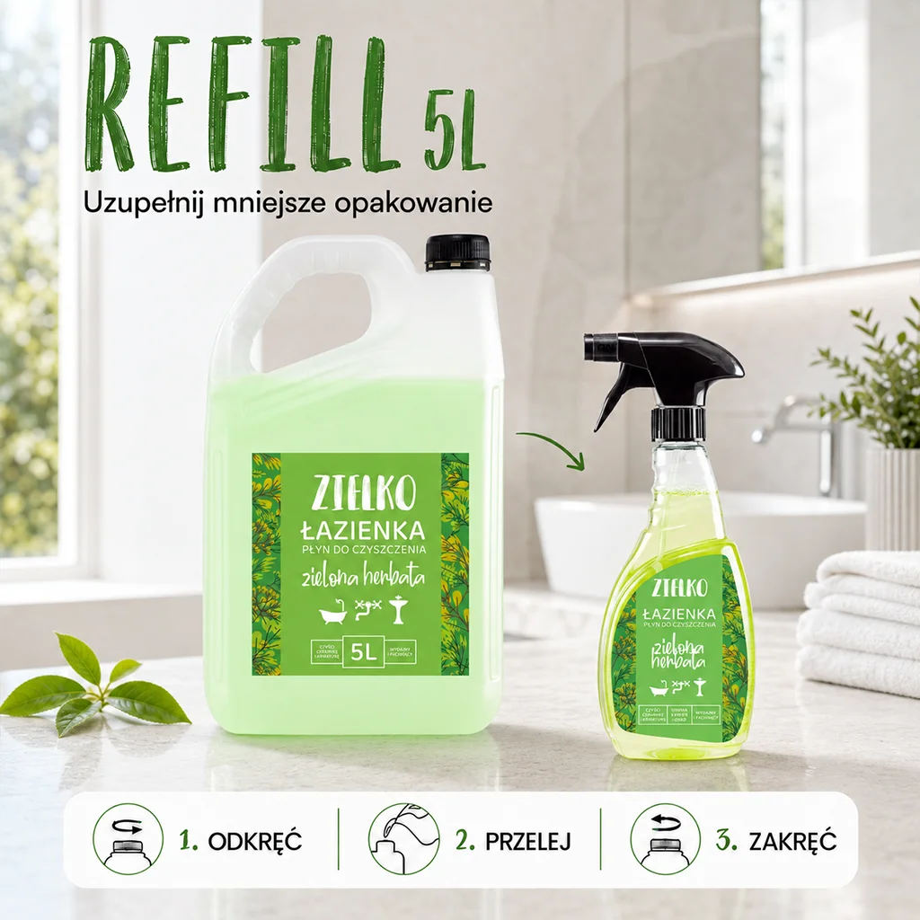 Zielko Tè Verde Detergente Bagno 5L anticalcare
