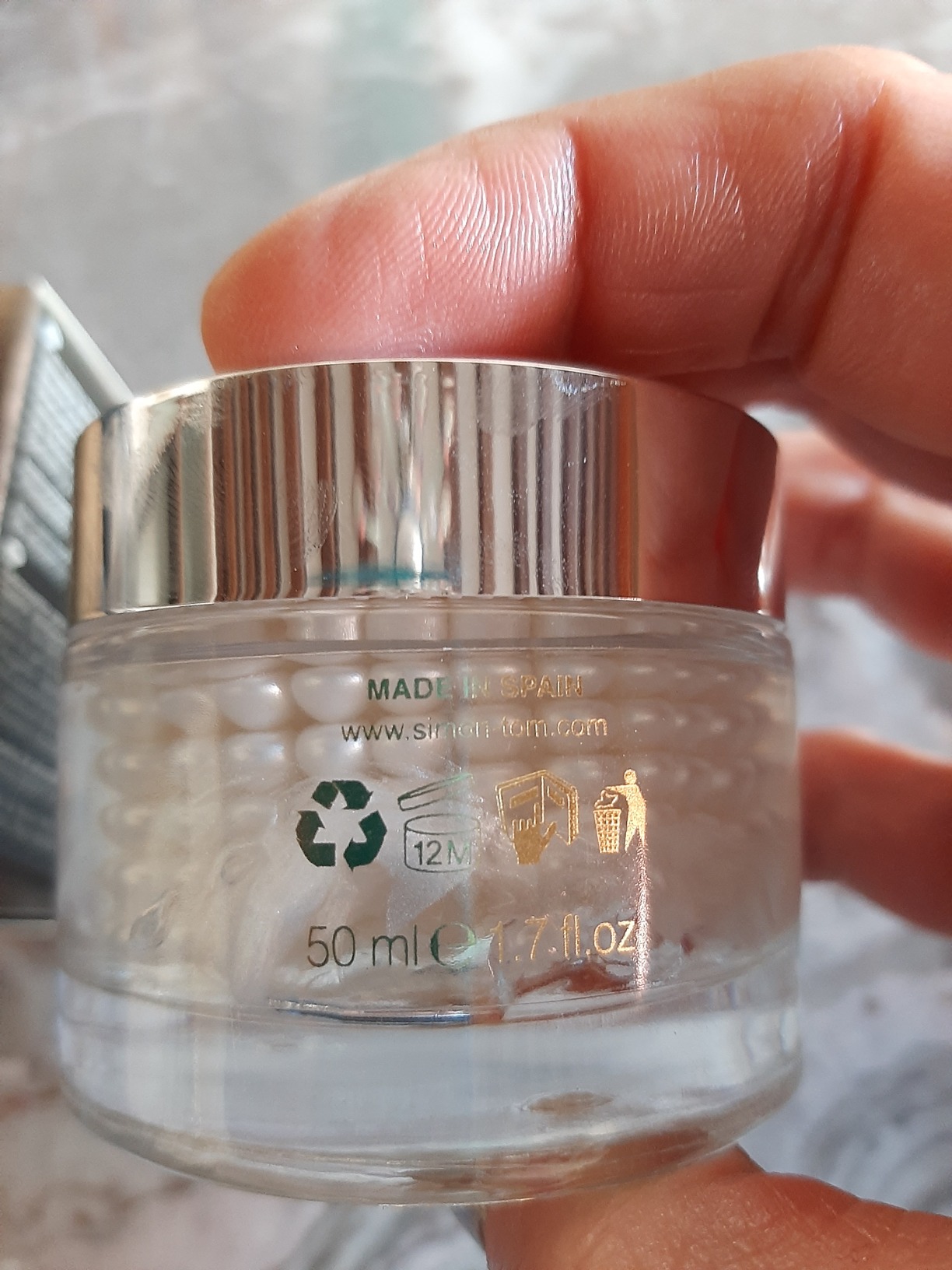 Simon & Tom Pure Hydra Pearl Cream Viso 50ml Rimodellante