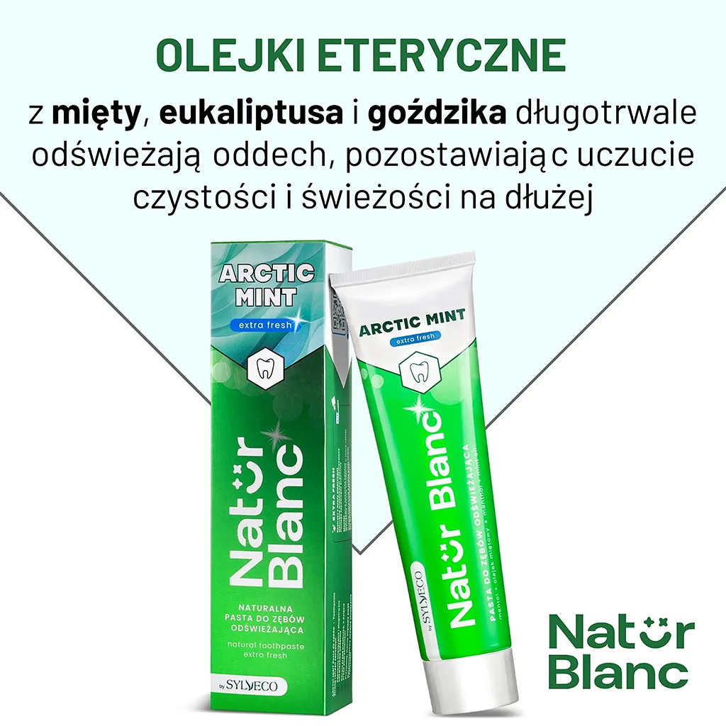 Sylveco Natur Blanc Dentifricio Arctic Mint Rinfrescante