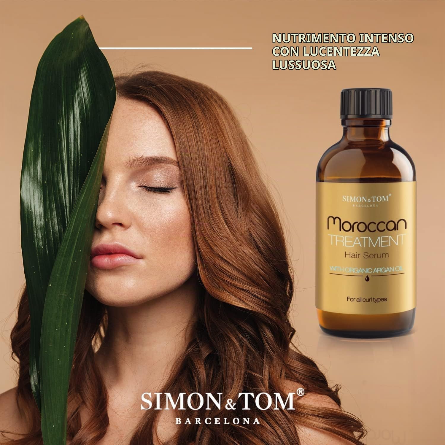 Simon & Tom Moroccan Siero Capelli Argan 100 ml Anticrespo