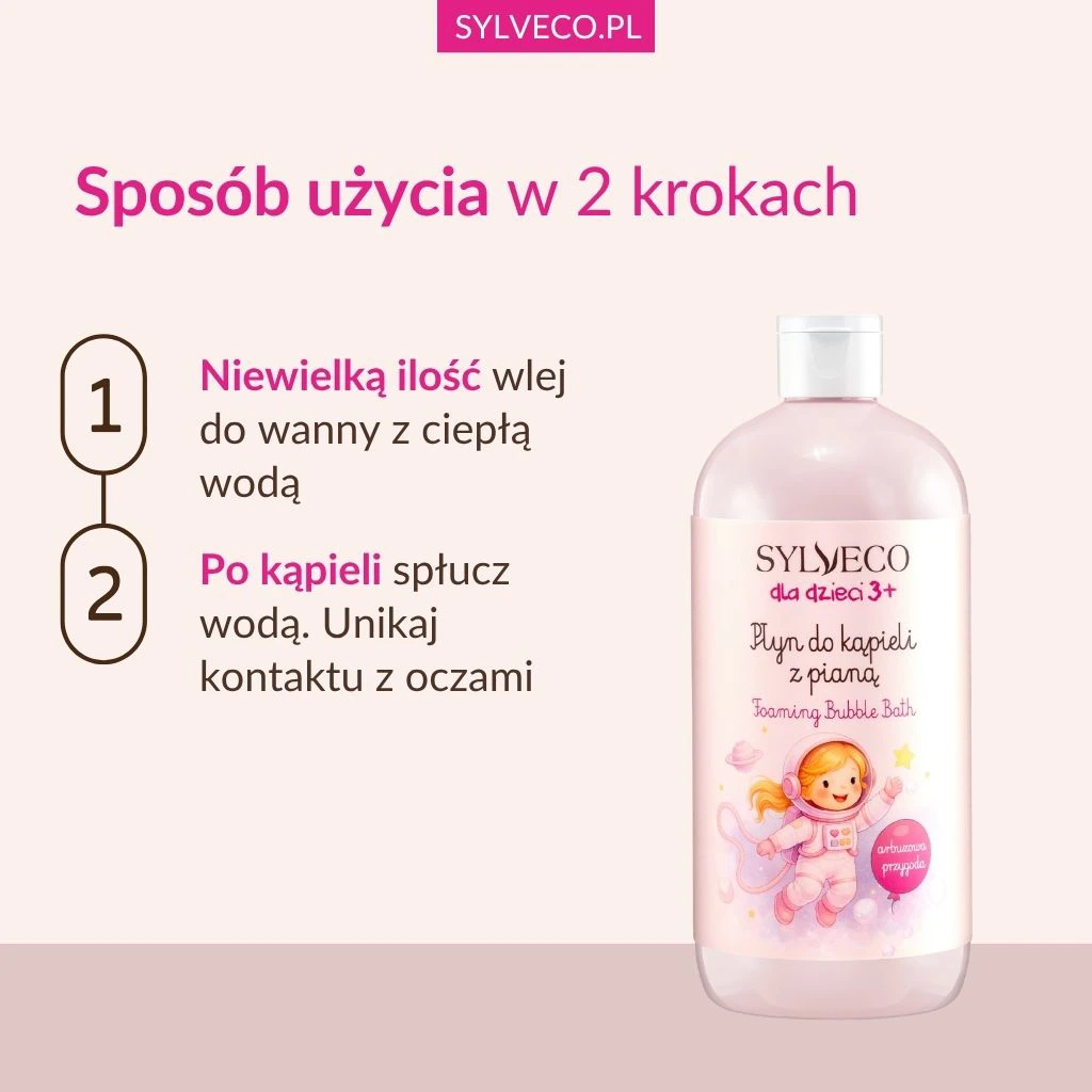 Sylveco Bimbi 3+ Bagnoschiuma Schiuma Anguria Bambini