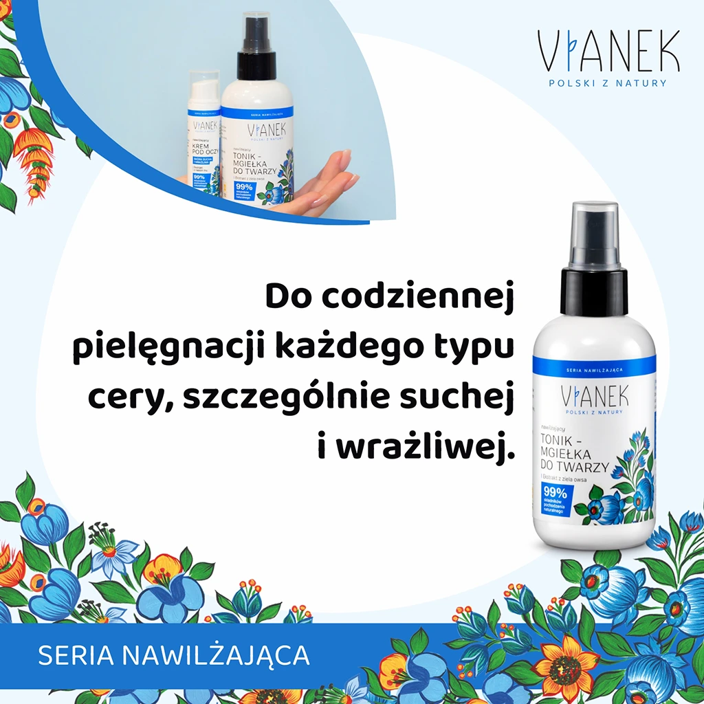 Vianek Classico Tonico Mist Viso Idratante Pelle Secca