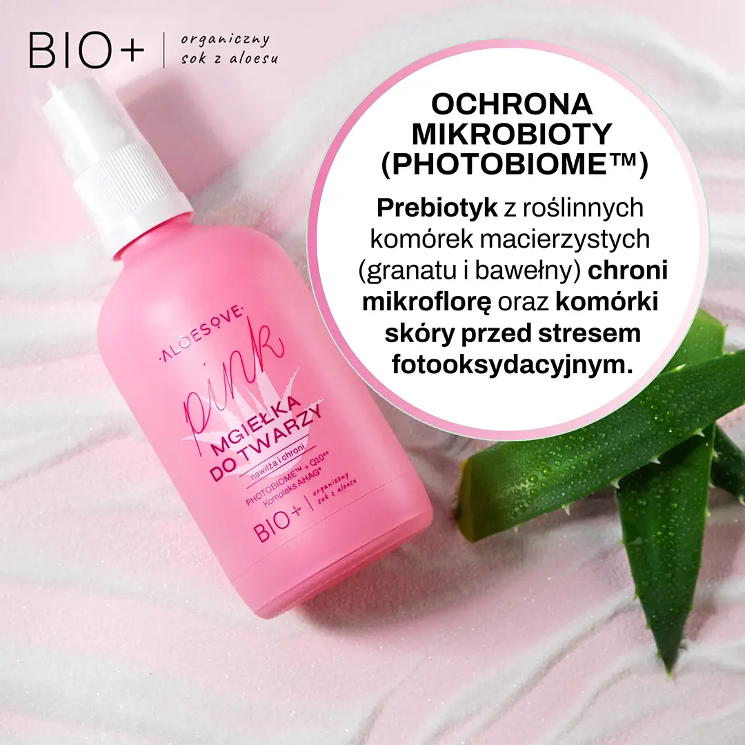 Vianek Aloesove Pink spray viso idratante