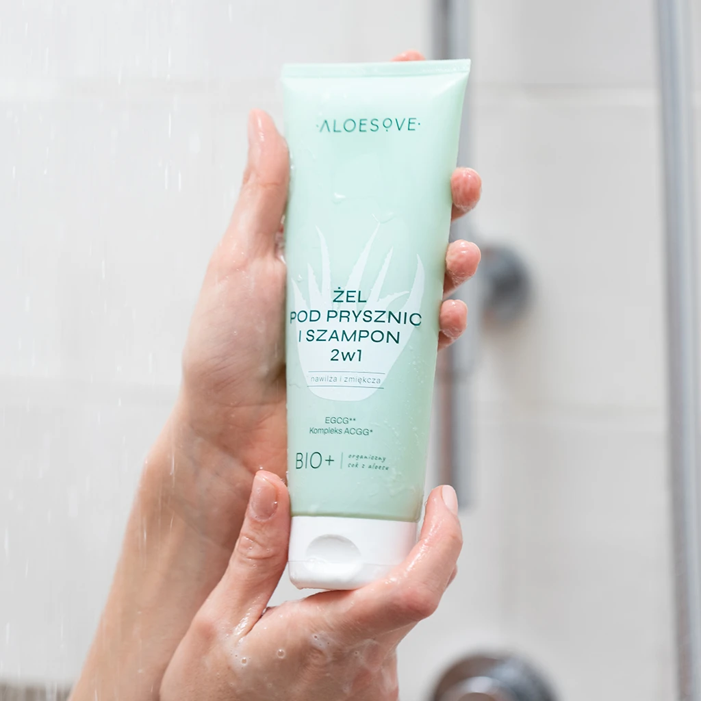 Aloesove gel doccia e shampoo 2in1 idratante pH fisiologico