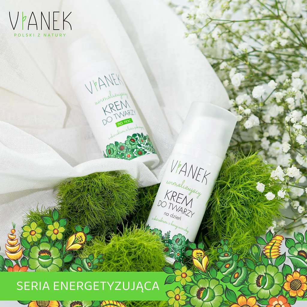 Vianek crema viso notte normalizzante 50 ml