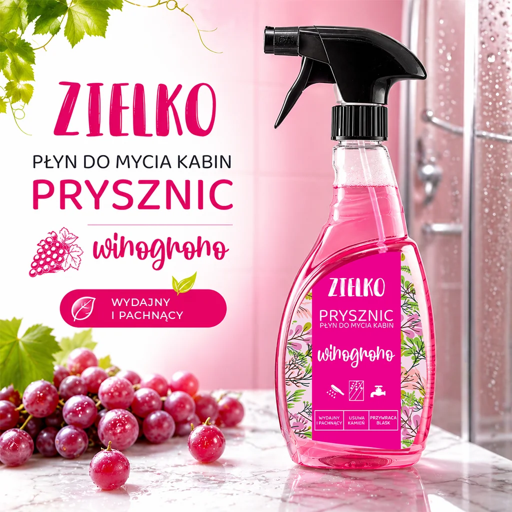 Zielko Detergente Cabine Doccia Uva Anticalcare