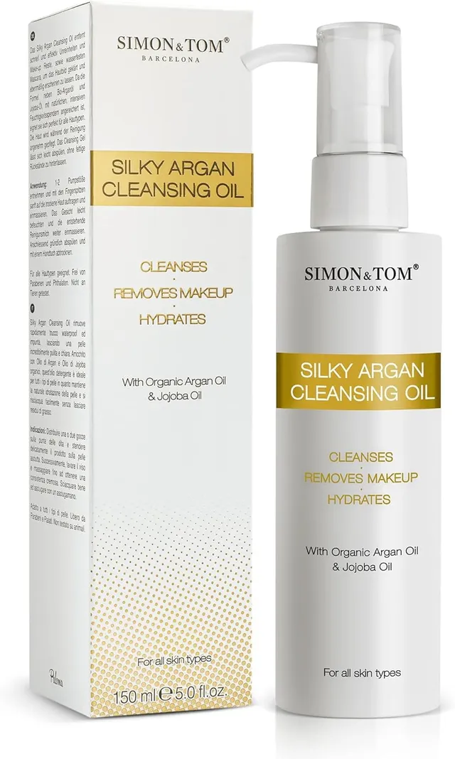 Simon & Tom Olio Struccante Viso Argan e Jojoba 150 ml waterproof