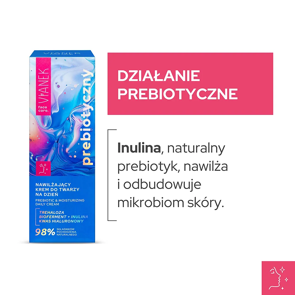 Vianek Prebiotica crema viso giorno idratante inulina