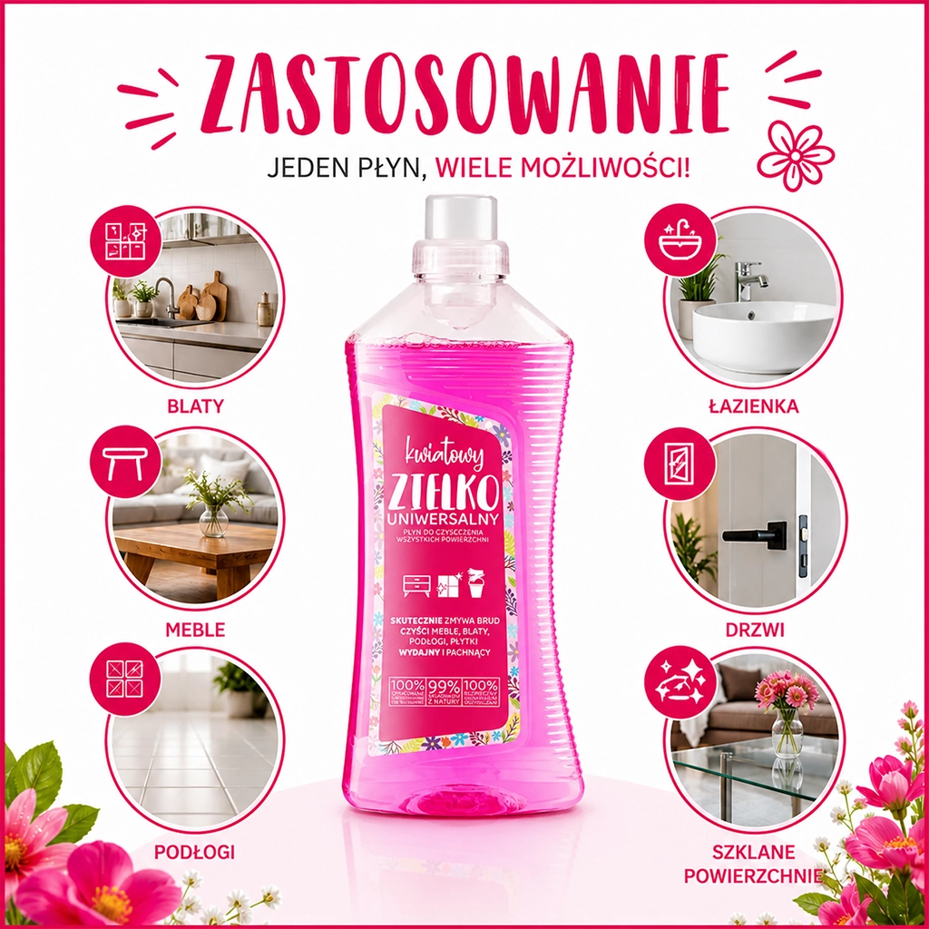 Zielko Universale Detergente Multiuso 1 L Fiori