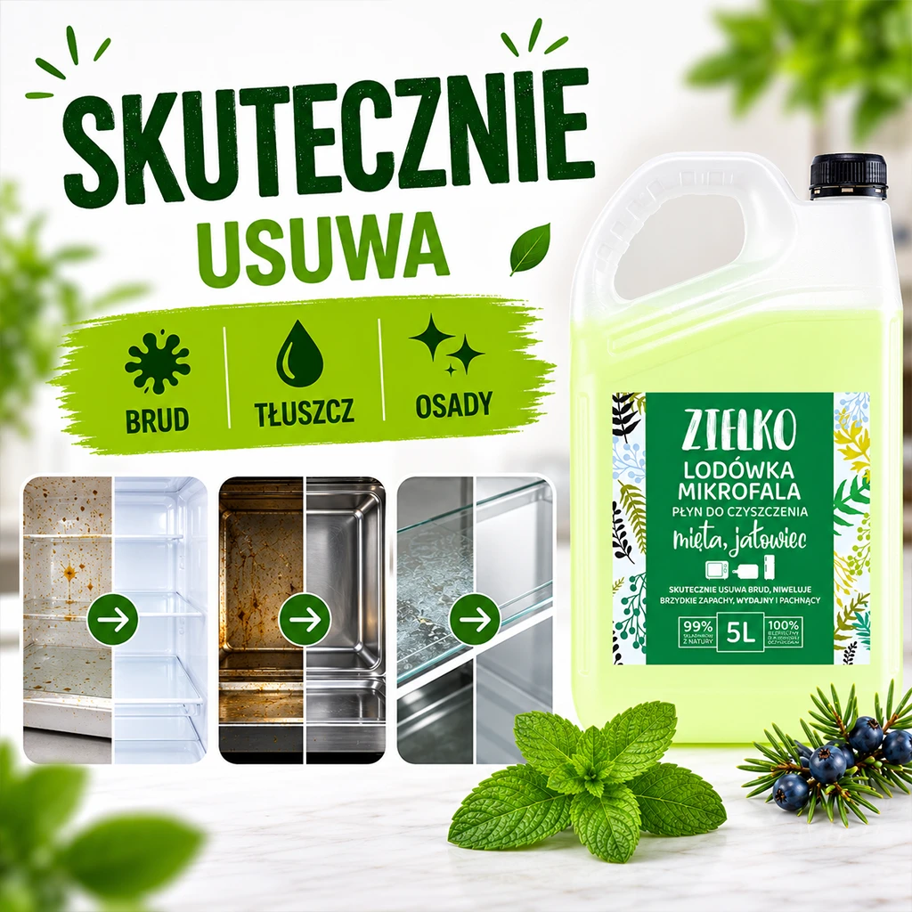 Zielko Menta Ginepro detergente frigo 5 l sgrassante