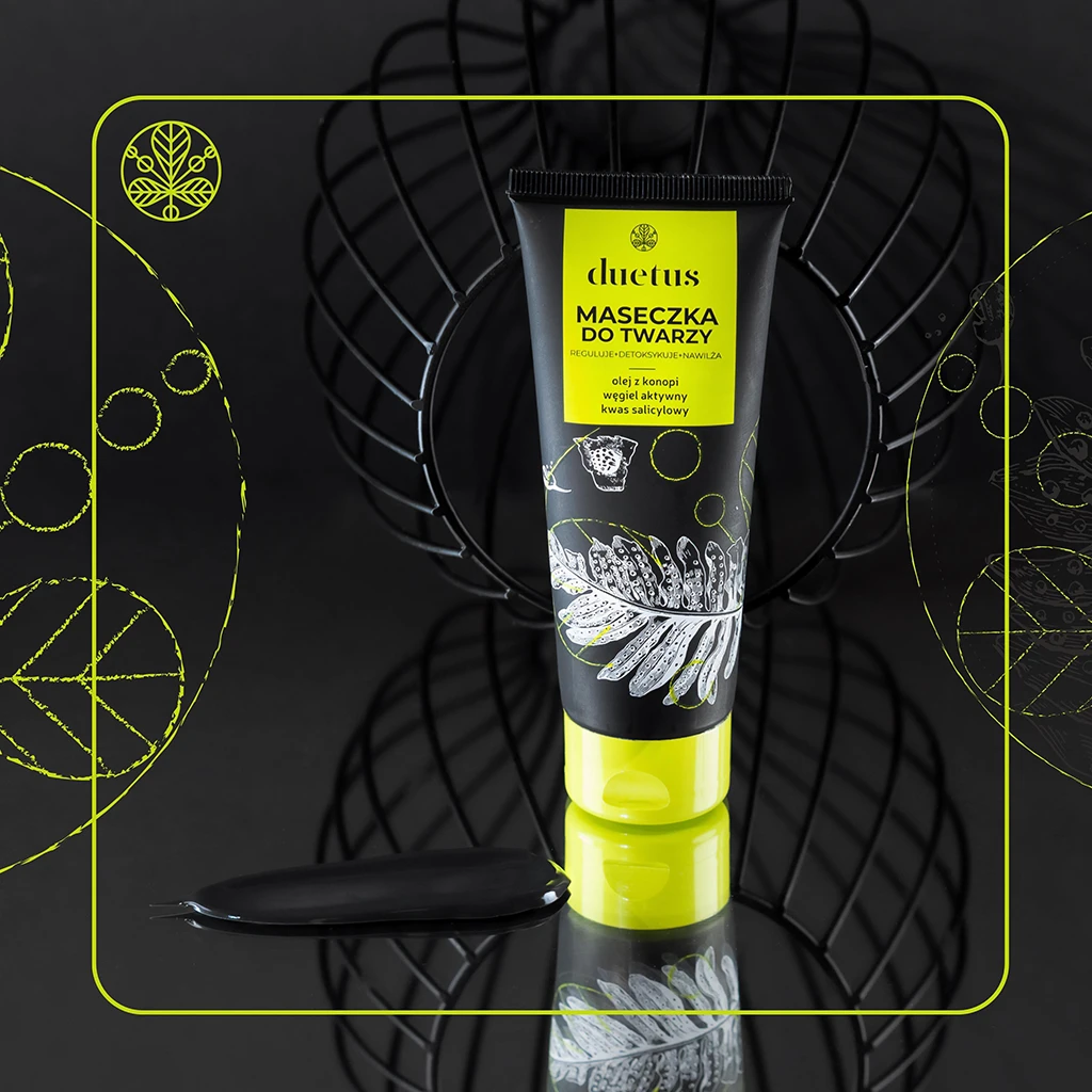 Duetus Maschera Viso Purificante Argilla Verde Mista