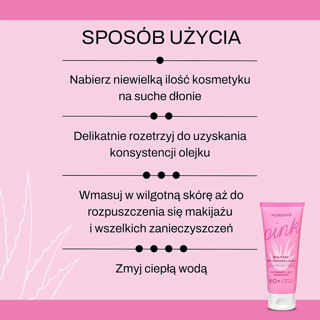 Vianek Aloesove Pink balsamo struccante cocco