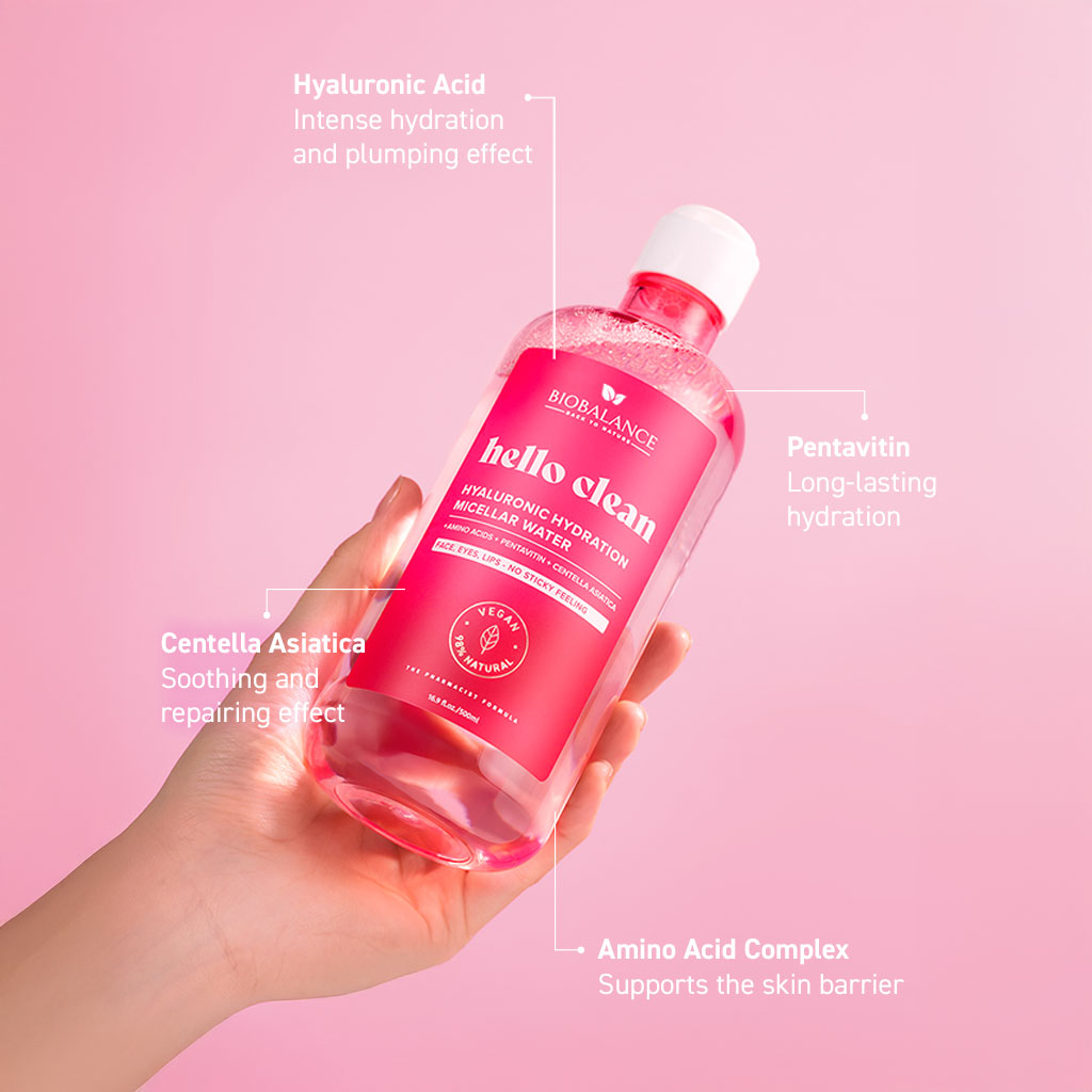 Biobalance Hello Clean acqua micellare 500 ml idratante