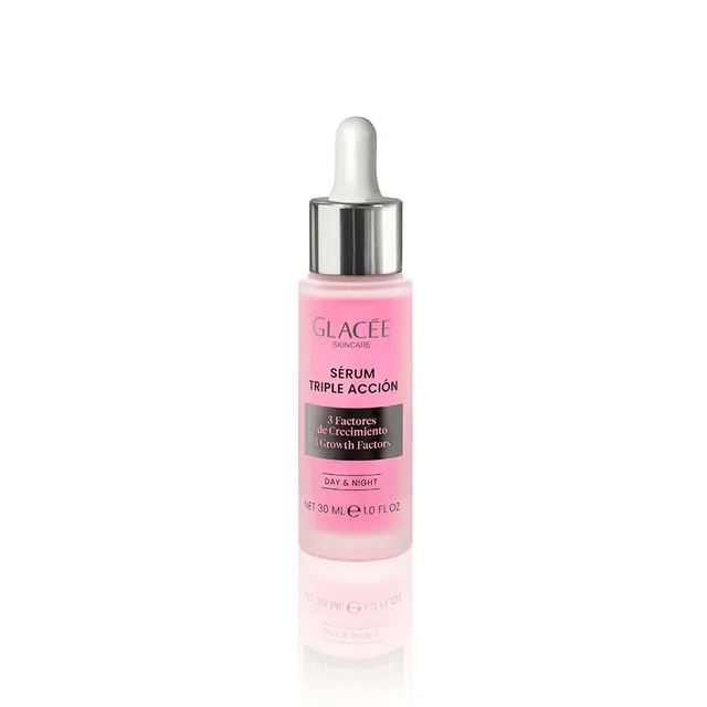 Glacee siero viso tripla azione antirughe peptidi
