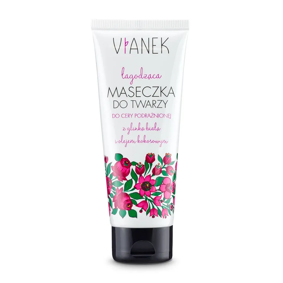 Vianek Classico maschera viso lenitiva argilla bianca