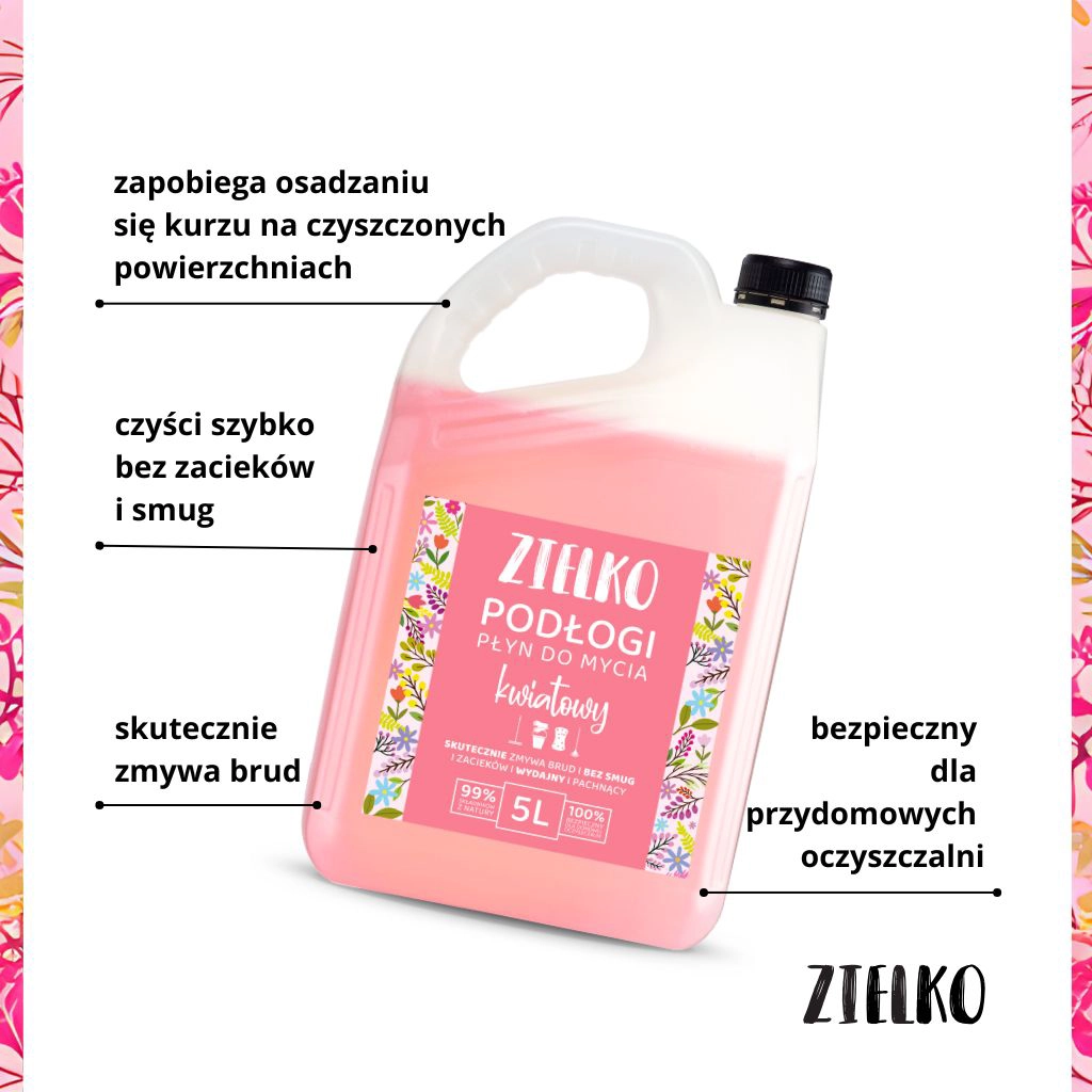 Zielko Detergente Pavimenti Floreale 5L