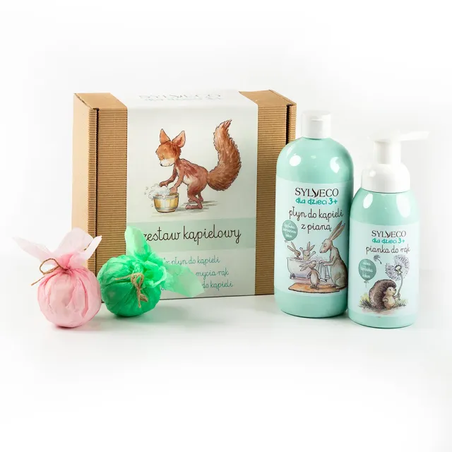 Sylveco Bambini Set Bagno Verde 4 pezzi 3+ anni