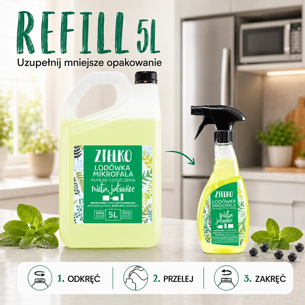 Zielko Menta Ginepro detergente frigo 5 l sgrassante