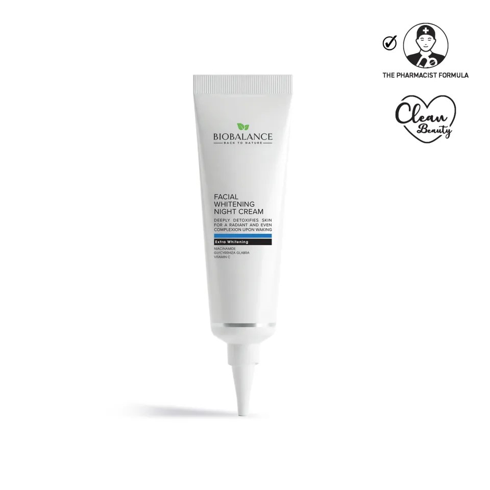 Biobalance Facial Whitening crema notte 55 ml antimacchia