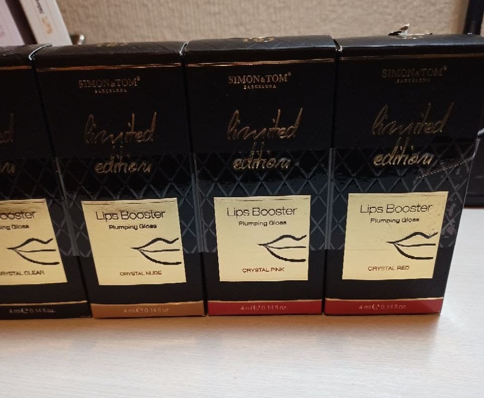 Simon & Tom Lips Booster Lucidalabbra Volume Set 4x4 ml