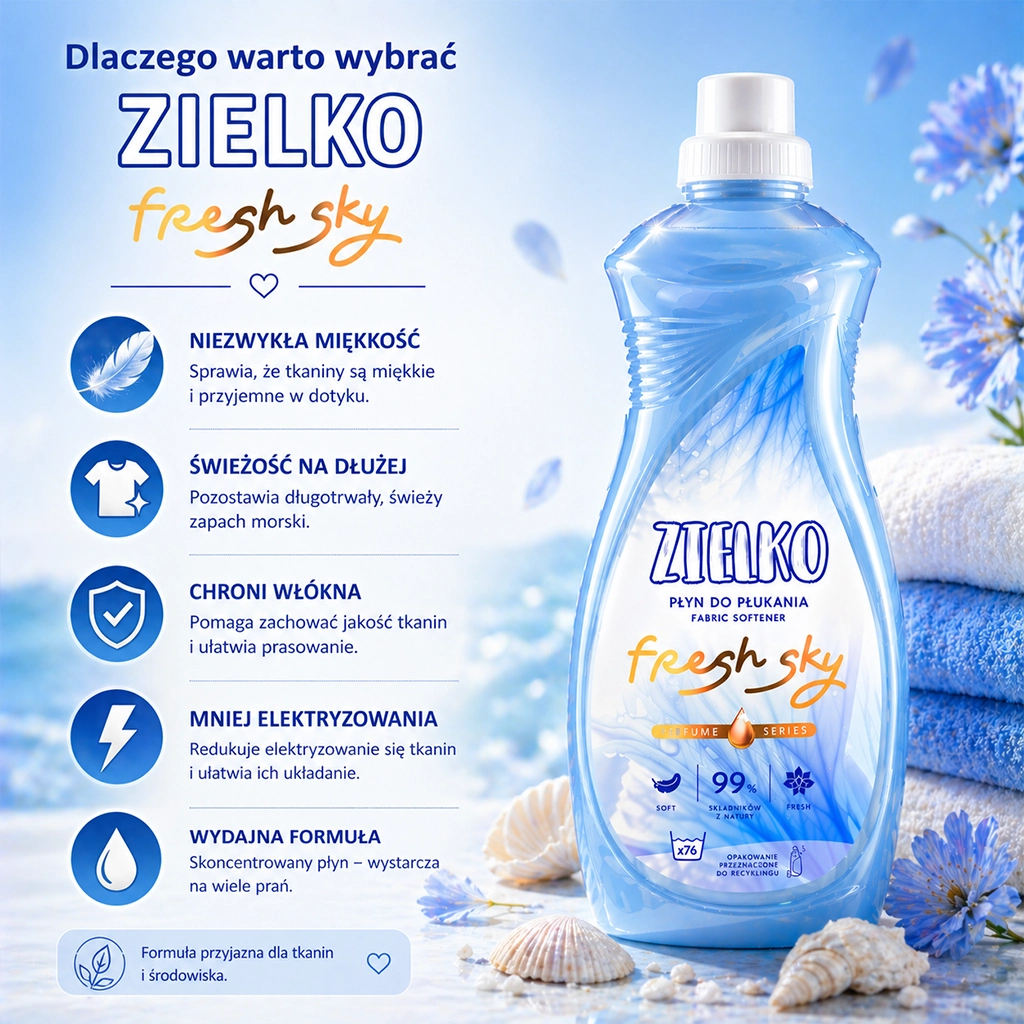Zielko Fresh Sky ammorbidente bucato brezza marina