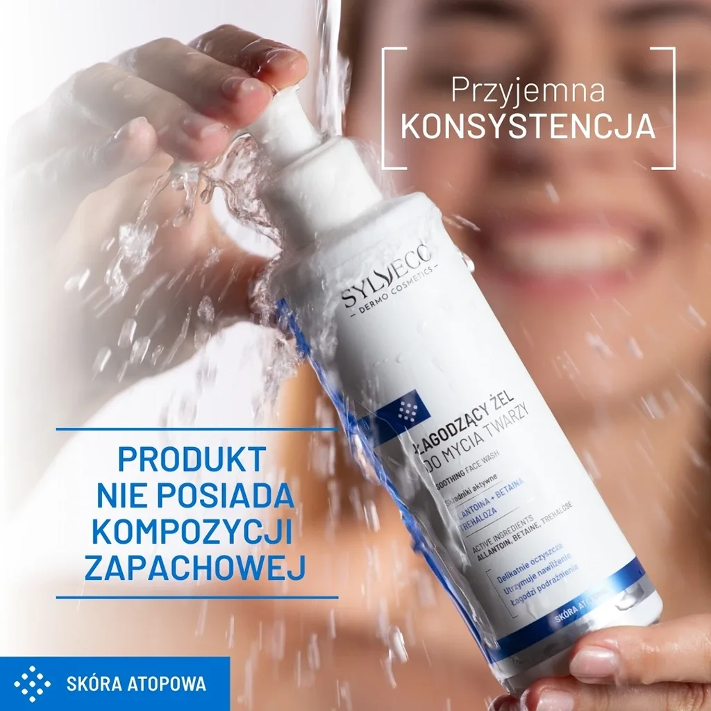 Sylveco Dermo gel detergente viso pelle atopica delicato