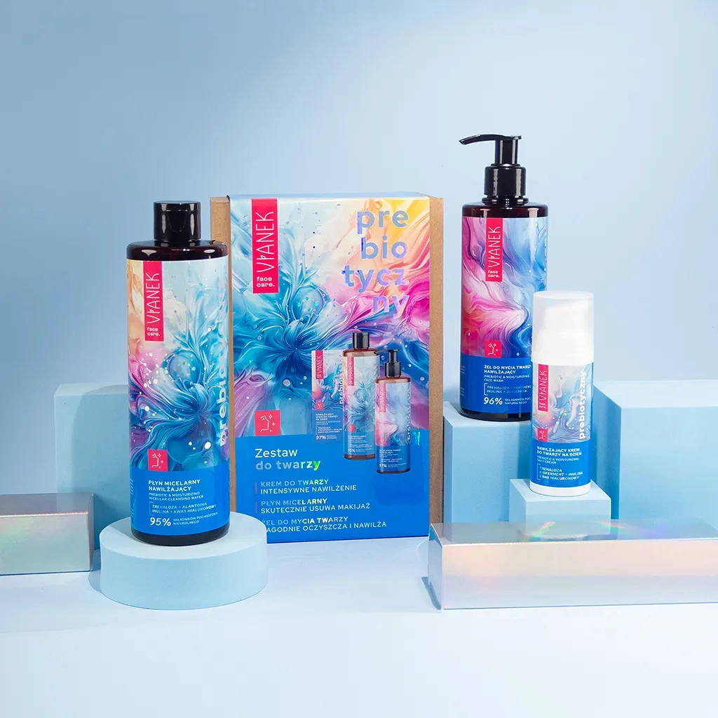Vianek Prebiotico Set Viso Idratante 3 Pezzi Routine