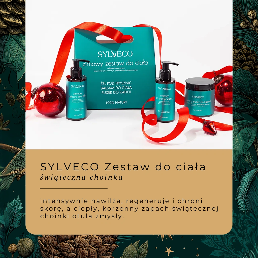 Sylveco Set Inverno corpo pino e cannella edizione limitata