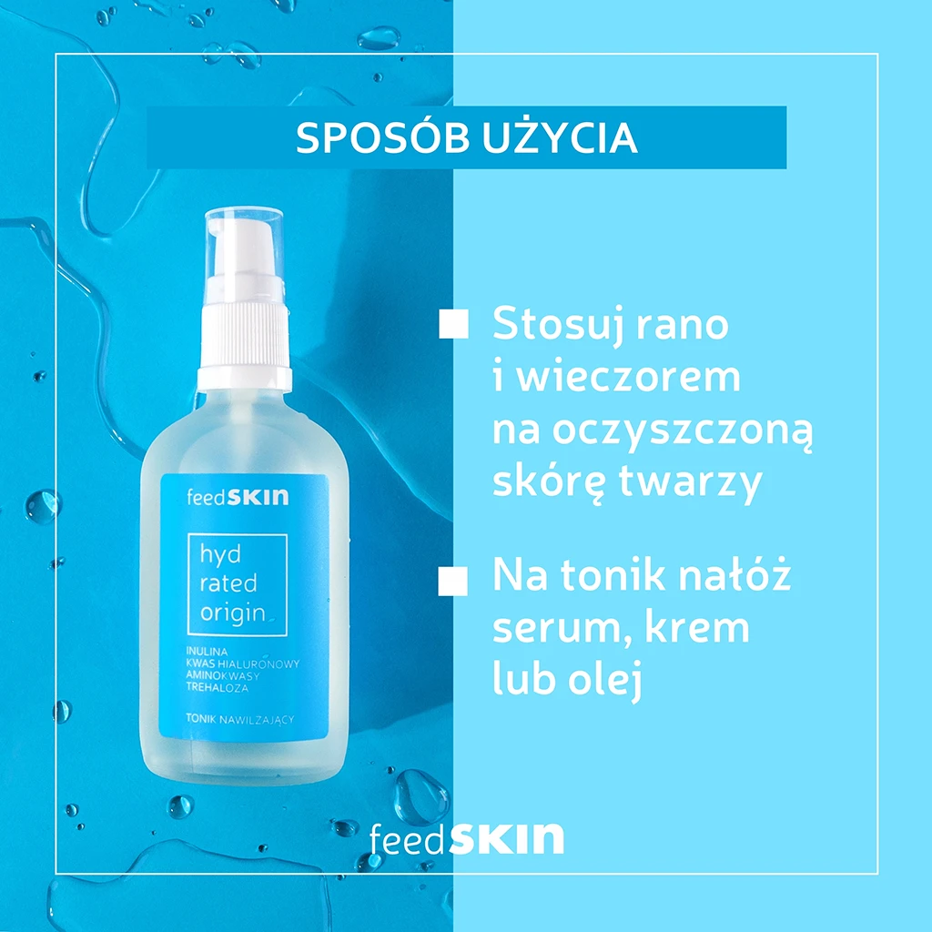 Feedskin Hydrated Origin tonico viso gel idratante