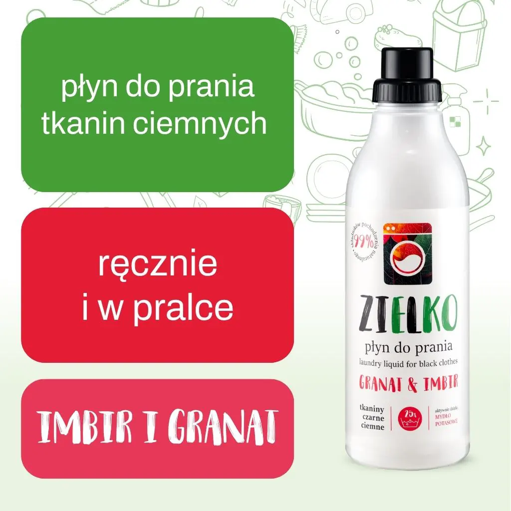 Vianek Zielko Detersivo Bucato Neri 1L Melograno