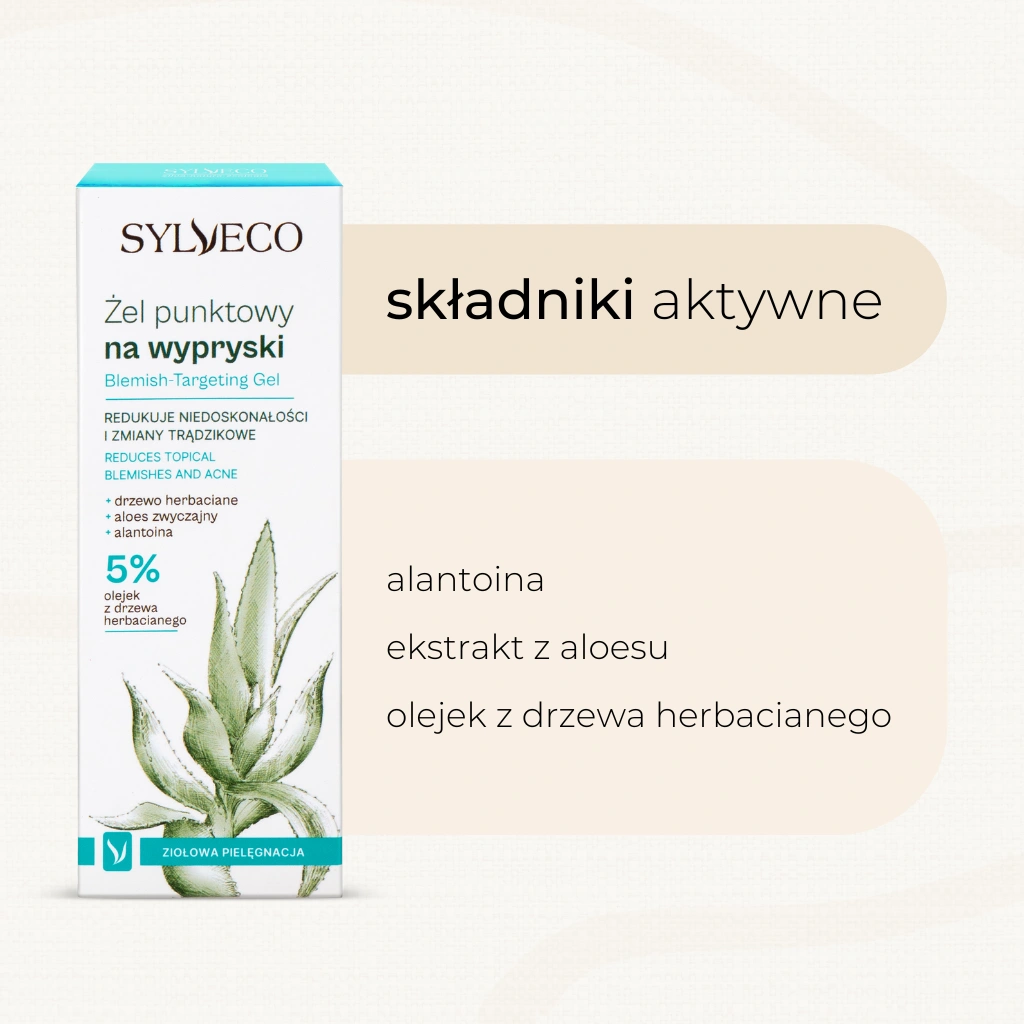 Sylveco Classico gel mirato brufoli tea tree senza conservanti