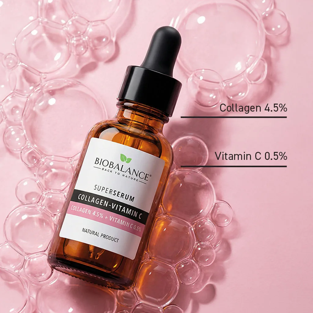 Biobalance Collagen Vitamin C Super Serum siero viso 30 ml rassodante