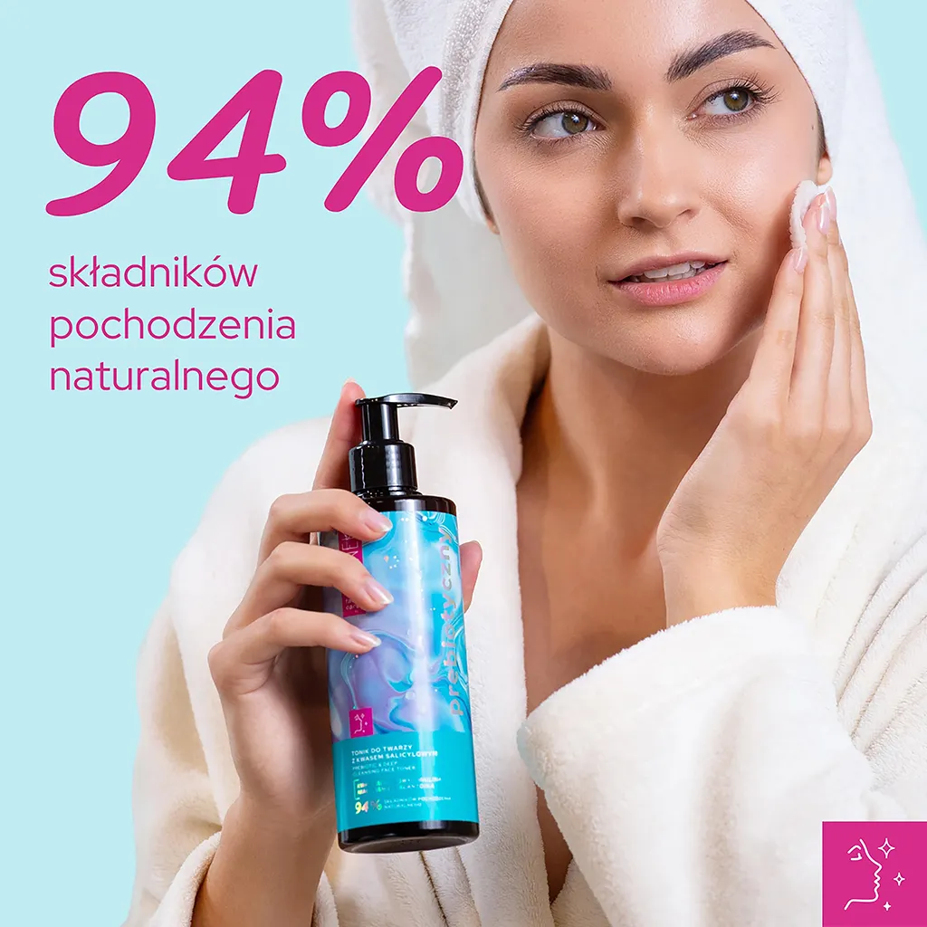 Vianek Prebiotico Tonico Viso Acido Salicilico Opacizzante