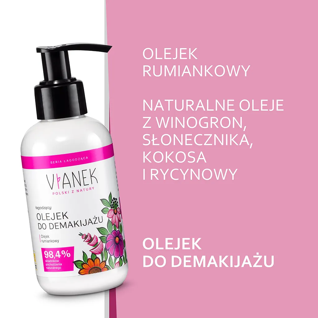 Vianek Classico kit struccante viso olio + panno pelli sensibili