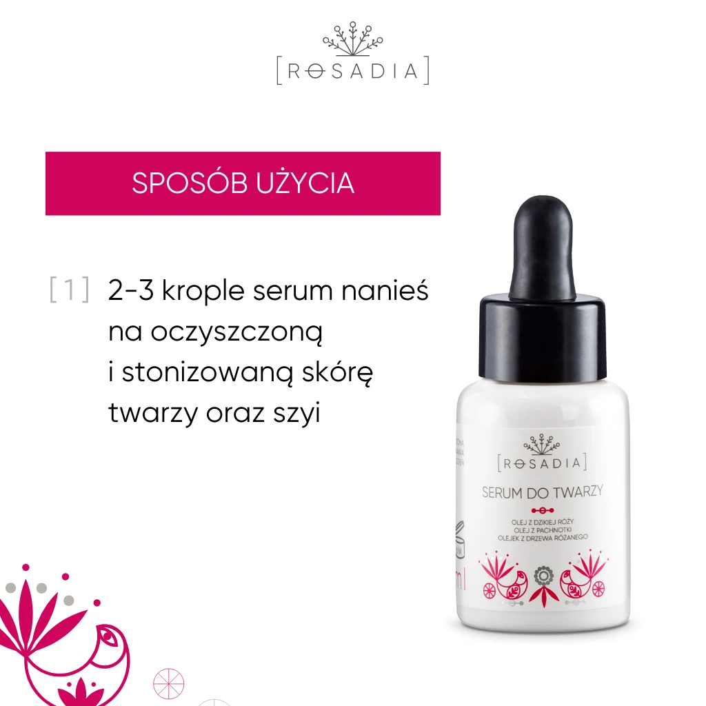 Vianek Rosadia siero viso olio di rosa pelle sensibile